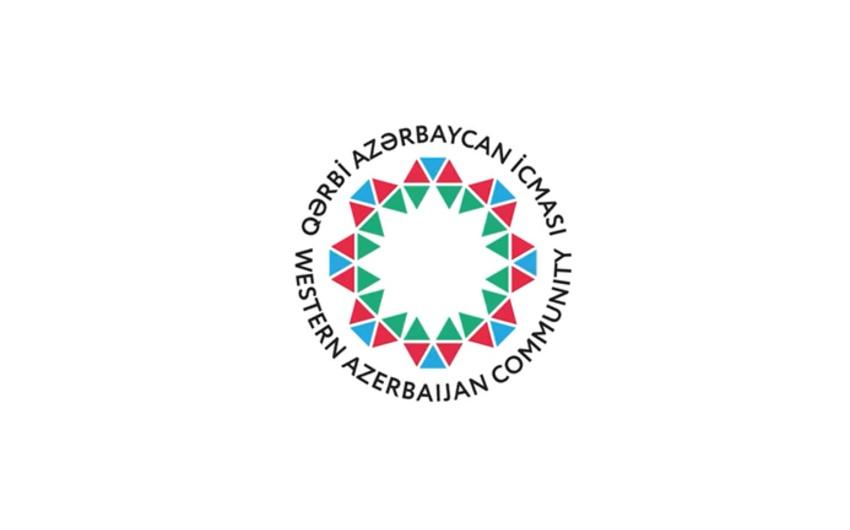 Western Azerbaijan Community issues statement