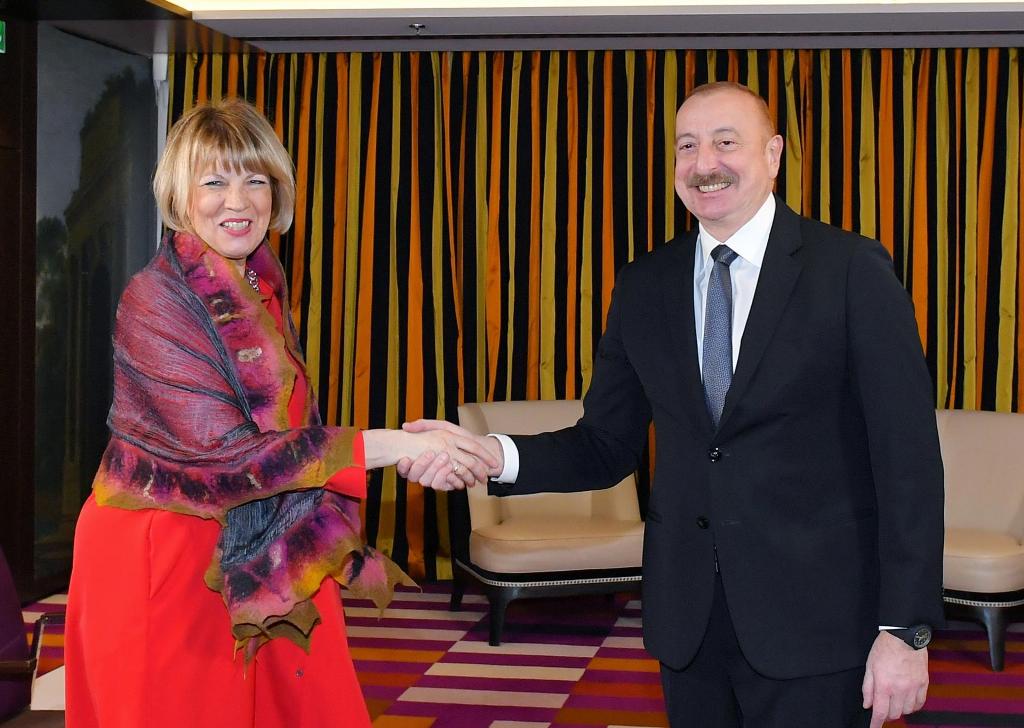 President Ilham Aliyev met OSCE Secretary General Helga Maria Schmid in Munich