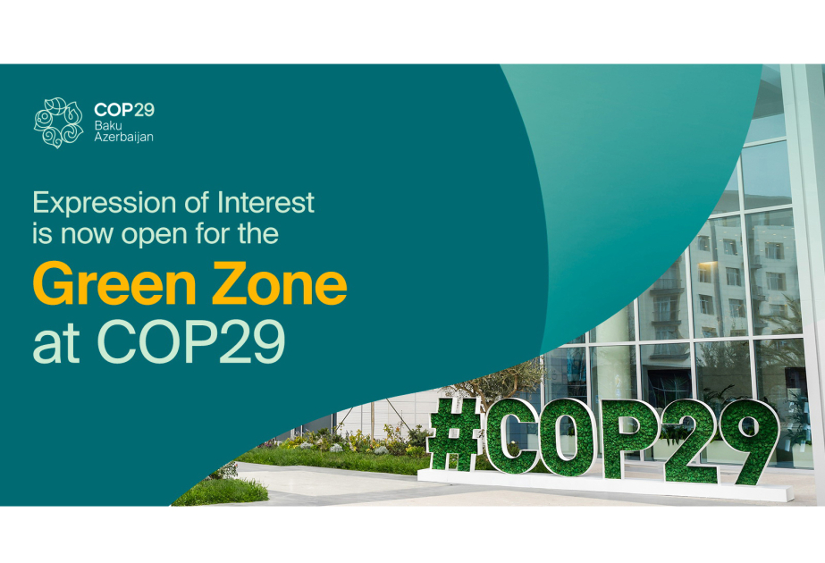 COP29-un Yaşıl Zona üzrə tərəfdaşlıq və sərgiləmə müraciətlərinin qəbuluna başlanılır