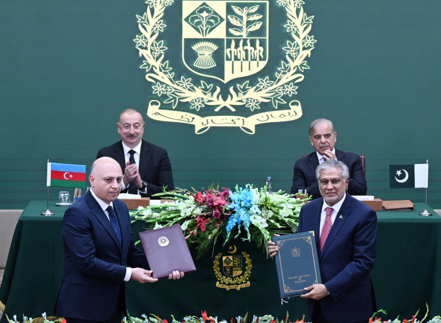 Ceremony to exchange documents signed between Azerbaijan and Pakistan was held in Islamabad