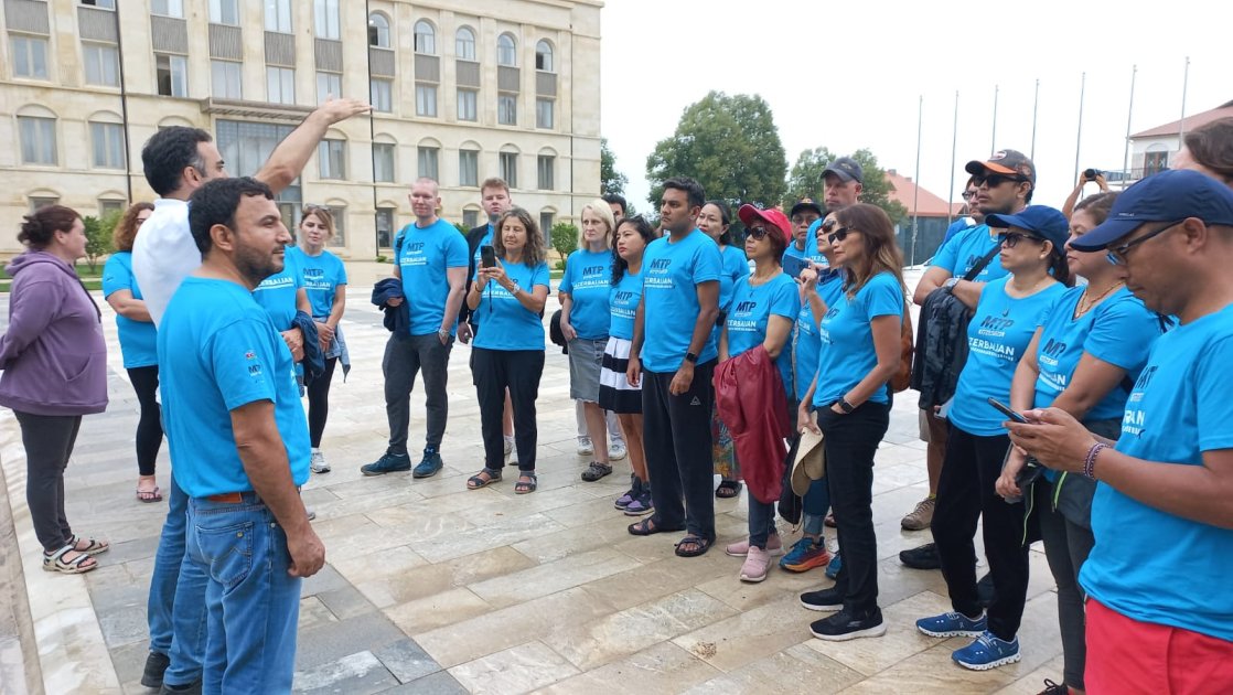 International travelers visit Azerbaijan’s city of Shusha