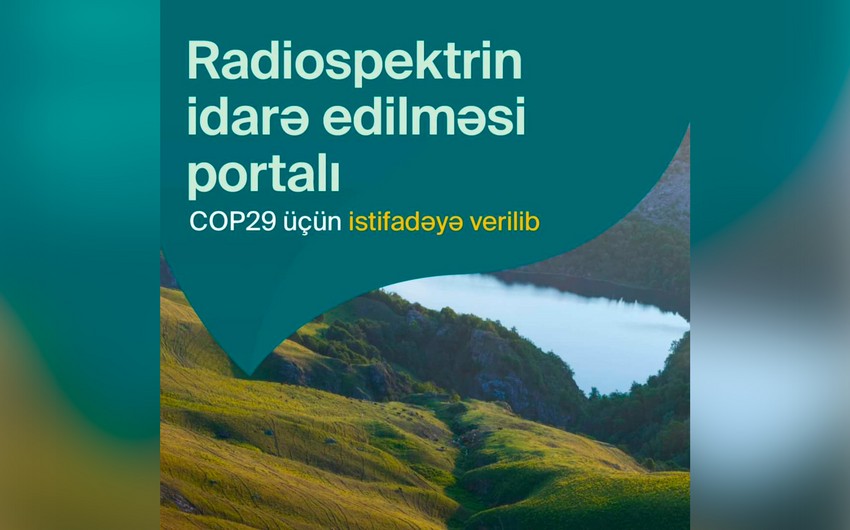 COP29-la əlaqədar yeni portal