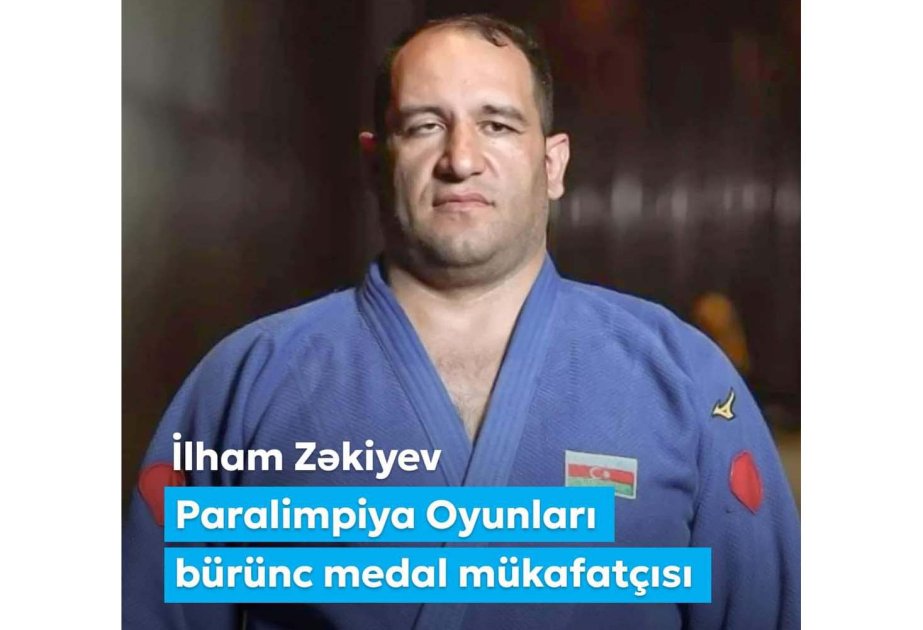 Birinci vitse-prezident Mehriban Əliyeva Paralimpiya Oyunlarında bürünc medal qazanan İlham Zəkiyevi təbrik edib