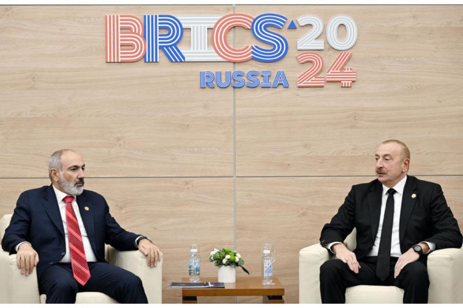 President Ilham Aliyev met with Prime Minister of Armenia in Kazan