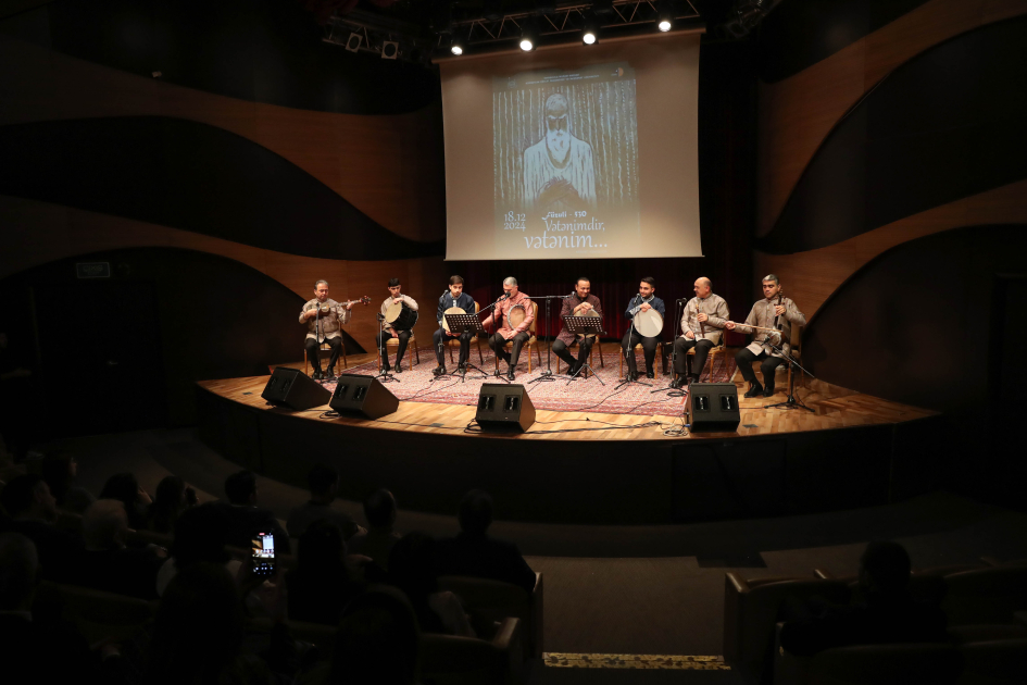 Füzulinin 530 illik yubileyinə həsr olunmuş “Vətənimdir, vətənim...” konsert-kompozisiyası təqdim edilib