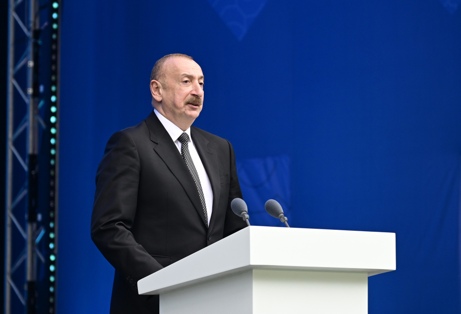 Azərbaycan Prezidenti: Əminəm ki, azad edilmiş Laçından bu gün üç ölkənin dünyaya verdiyi mesajlar lazımi ünvana çatacaq