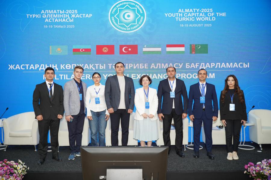 Azərbaycan nümayəndə heyəti "Almatı: Türk Dünyası Gənclər Paytaxtı 2025"in açılış mərasimində iştirak edib
