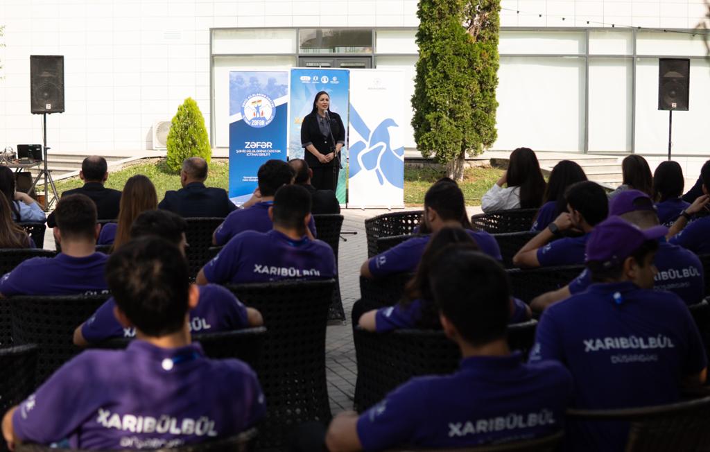 Qubada keçirilən şəhid və qazi övladları üçün “Xarıbülbül” yay düşərgəsi yekunlaşıb