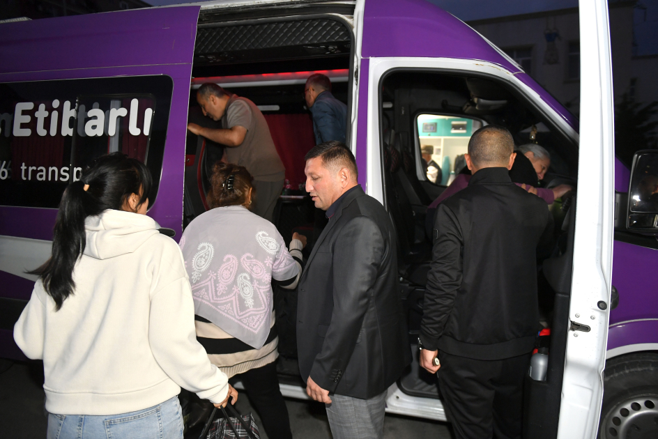 Kəlbəcər şəhərinə növbəti köç karvanı yola salınıb