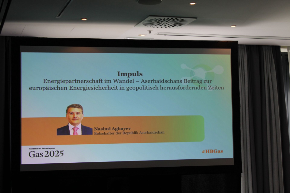 Azərbaycanın enerji strategiyası Berlində keçirilən ənənəvi qaz konfransında diqqət mərkəzində olub