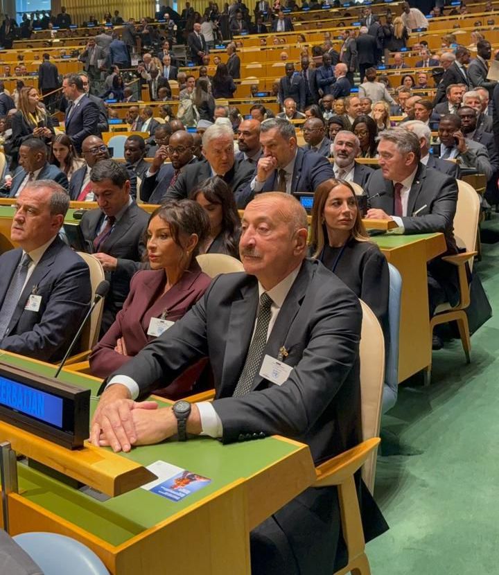 Prezident İlham Əliyev və birinci xanım Mehriban Əliyeva Baş Assambleyanın 80-ci sessiyası çərçivəsində keçirilən yüksəksəviyyəli müzakirələrdə iştirak ediblər