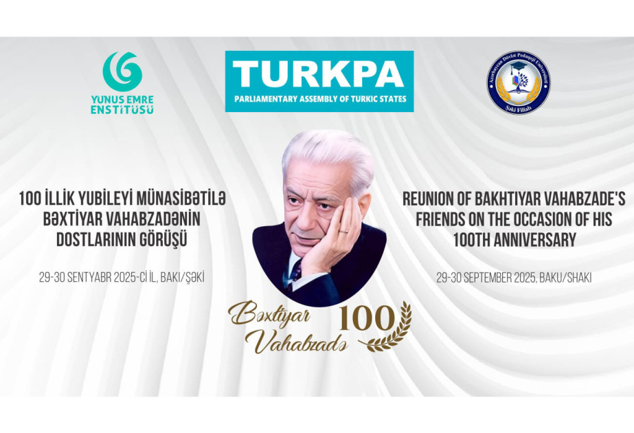 Bəxtiyar Vahabzadənin 100 illik yubileyi TÜRKPA-nın təşkilatçılığı ilə qeyd olunub