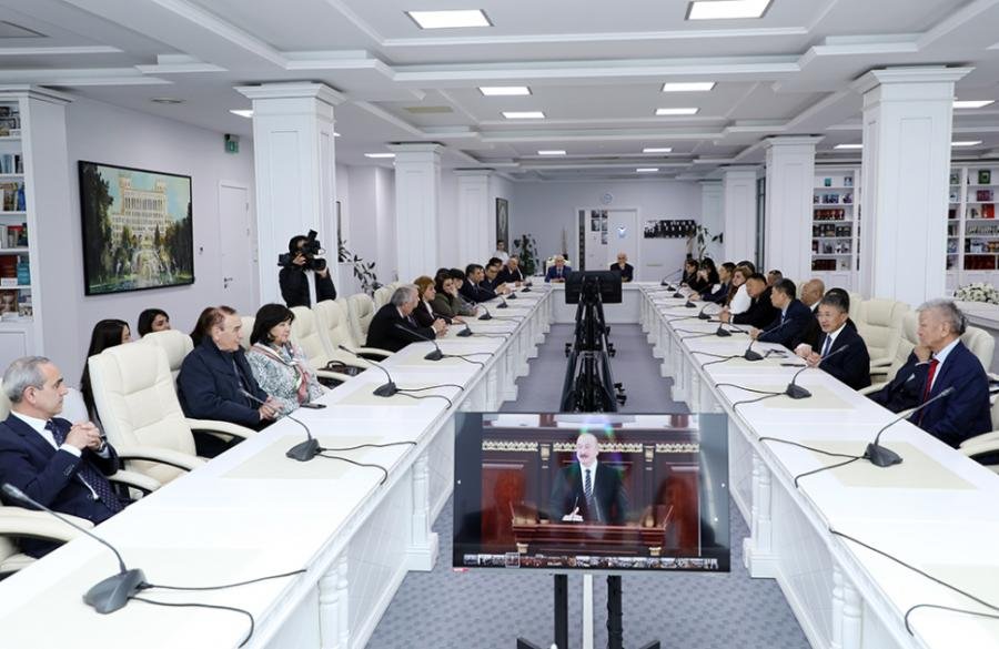 AMEA-nın 80 illik yubileyi çərçivəsində Mərkəzi Elmi Kitabxanada yeni elektron zalın açılışı olub