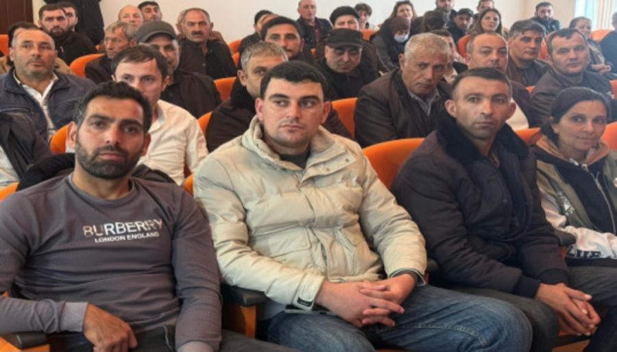 Xocalının və Cəbrayılın sakinləri sosial müdafiə tədbirləri və mina təhlükəsi ilə bağlı maarifləndirilib