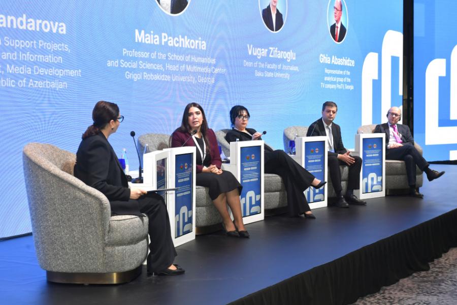 Azərbaycan-Gürcüstan Media Forumu çərçivəsində media savadlılığı mövzusu müzakirə edilib