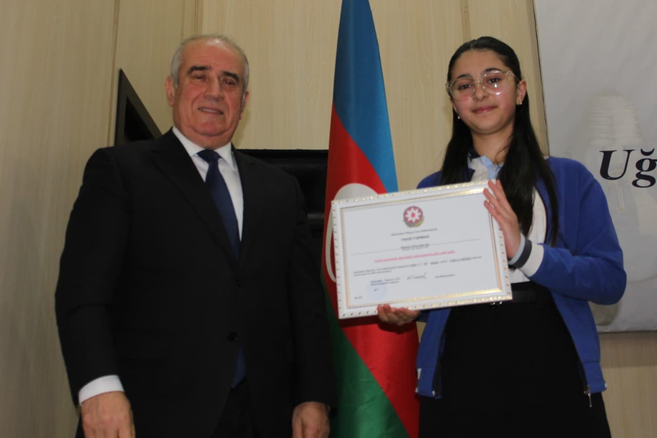 Respublika Fənn Olimpiadasının qalibi Arzu Ağayeva