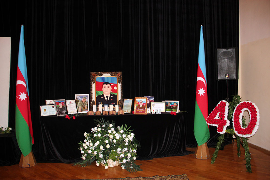 Şəhid Anar Məmmədovun xatirəsi anılıb