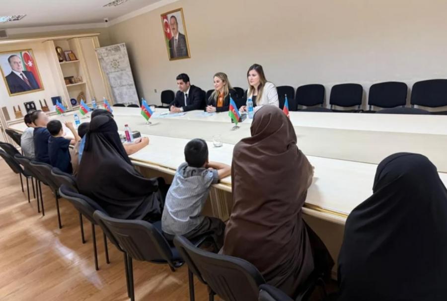 Ombudsman nümayəndələri Suriyadan gətirilmiş repatriantlarla görüşüb