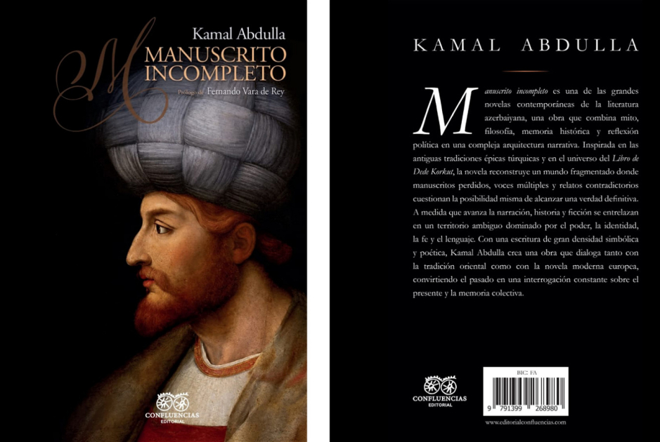Kamal Abdullanın “Yarımçıq əlyazma” romanı İspaniyada nəşr olunub