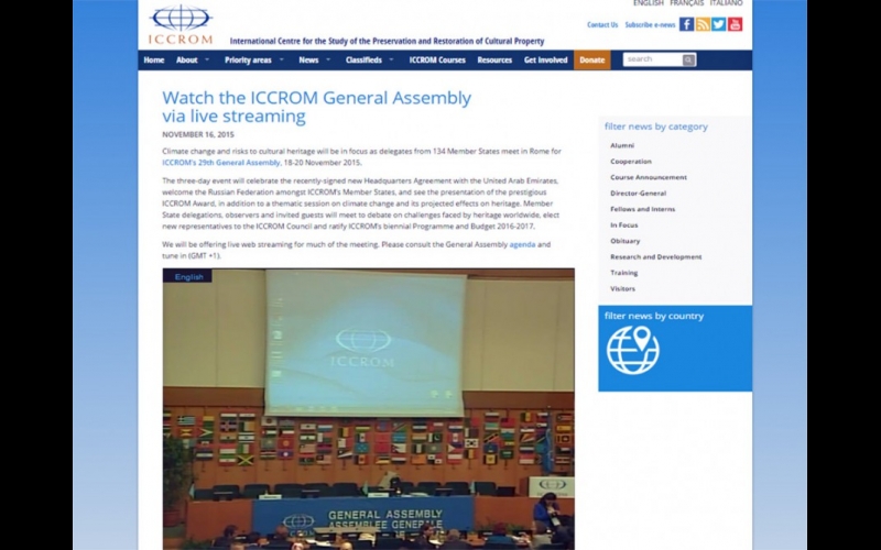 Azerbaijan joins 29th session of General Assembly of ICCROM in Italy