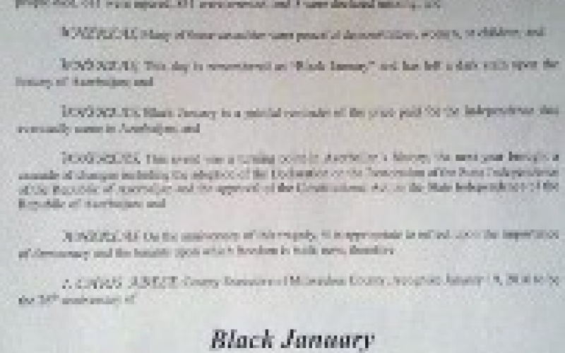 Milwaukee County recognizes 19 January as Black January day