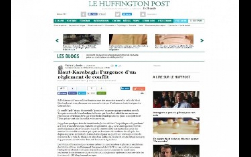 “Le Huffington Post”: Dağlıq Qarabağ Azərbaycanın qanuni ərazisidir