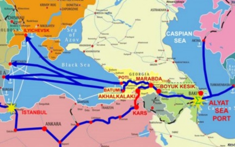 Bakı-Tiflis-Qars dəmiryolunun tikintisi başa çatır