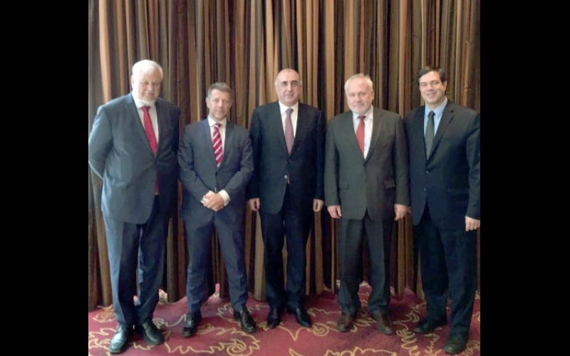 Azerbaijani FM, OSCE Minsk Group Co-Chairs discuss Karabakh conflict resolution talks