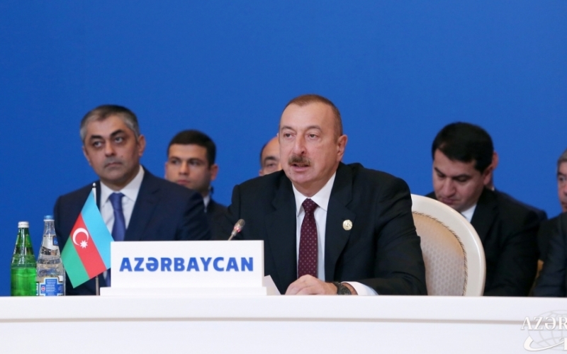 President Ilham Aliyev: Having destroyed mosques sacred to Muslims, Armenia cannot be a friend of Muslim countries