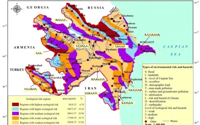 Azərbaycanın ekoloji risklər xəritəsi hazırlanıb