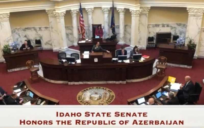 Idaho State Senate honors Azerbaijan