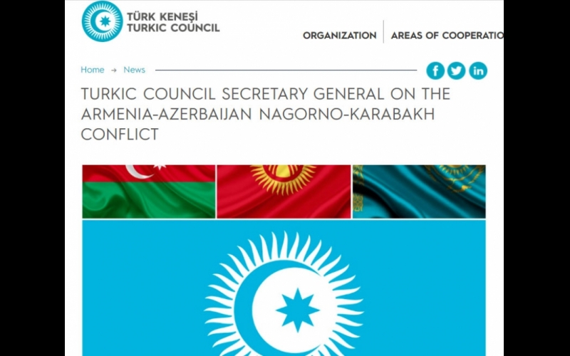 Turkic Council Secretary General strongly condemns Armenian provocation