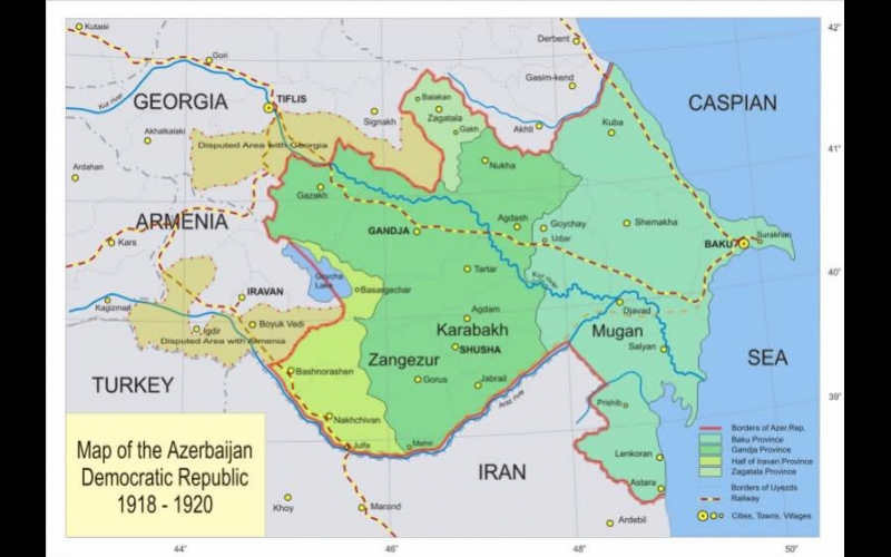 Karabakh in period of Azerbaijan Democratic Republic (1918-1920)