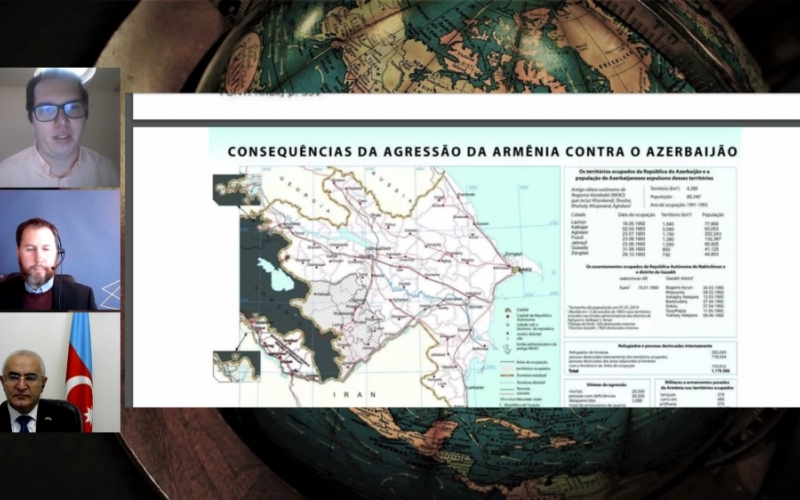 Online lecture on Nagorno-Karabakh conflict delivered at University of Brazil