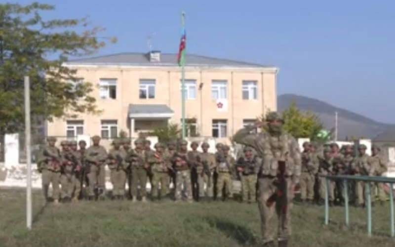 Azerbaijani flag planted in Zangilan city