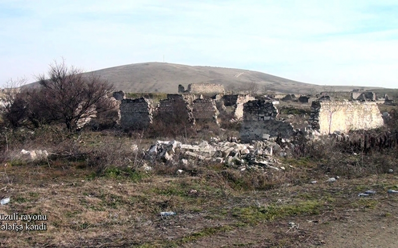 Azerbaijan’s Defense Ministry releases video footages of Khalafsha village, Fuzuli district VIDEO