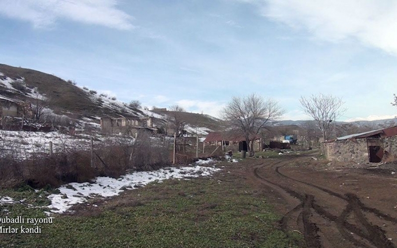 Azerbaijan's MoD shares footage from Mirler village Gubali district  VIDEO