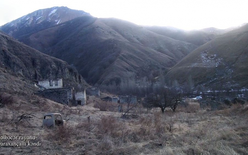 Azerbaijan shows footage from Kalbajar district's Garakhanchally village-/VIDEO