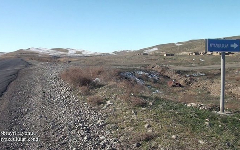 Azerbaijan shows footage from Niyazqulular village of Jabrayil district -VIDEO