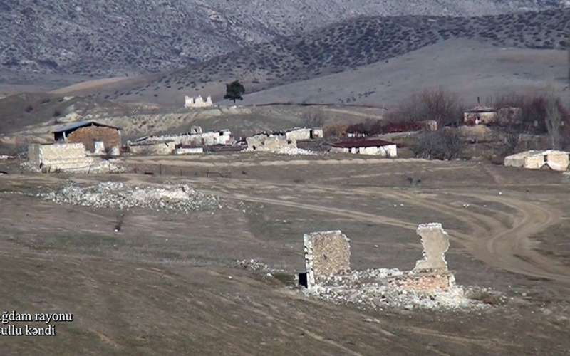 Azerbaijan’s Defense Ministry releases video footages of Chullu village, Aghdam district VIDEO