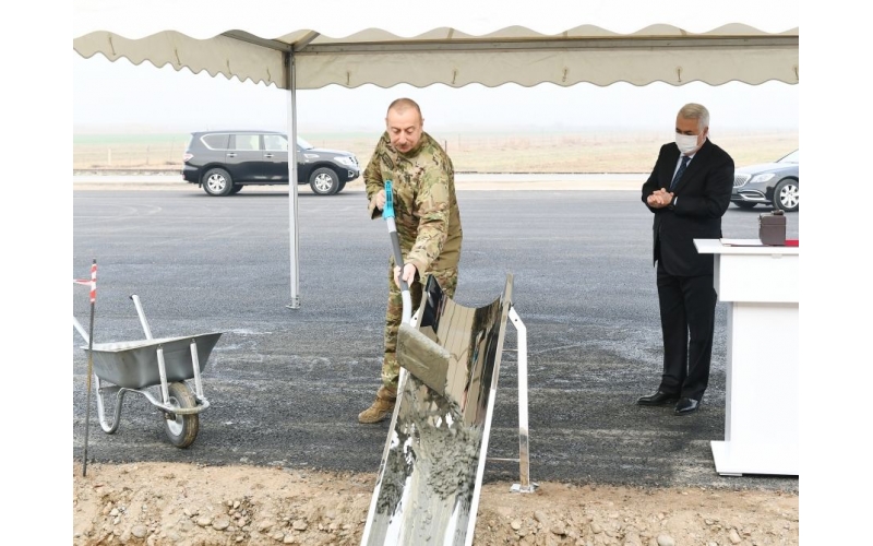 Azerbaijani president, first lady visit Fuzuli, Zangilan, Lachin and Jabrayil districts