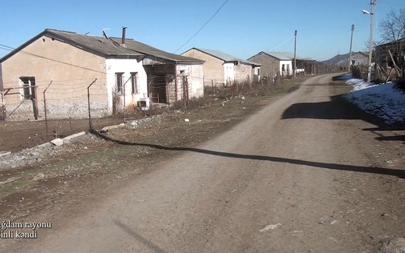 Azerbaijan’s Defense Ministry releases video footages of Jinli village, Aghdam district VIDEO