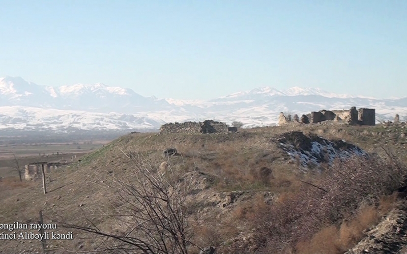 Defense Ministry releases footage of Ikinji Alibeyli village of Zangilan district VIDEO