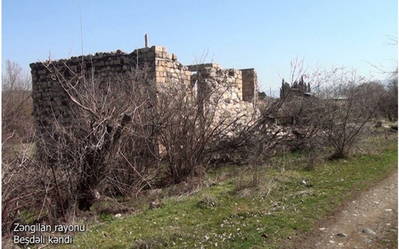 Footage from Azerbaijani Zangilan district's Beshdali village -VIDEO