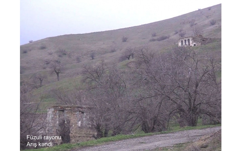 Село Арыш Физулинского района (ВИДЕО)