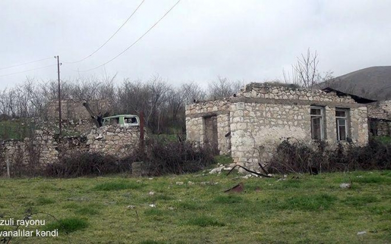 Azerbaijan shows footage from Divanalilar village of Fuzuli district (VIDEO)