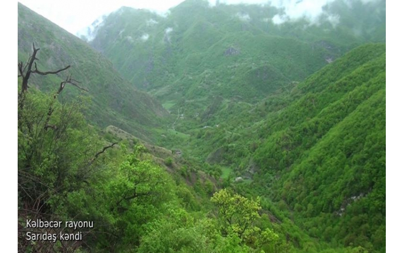 Azerbaijan’s Defense Ministry releases video footages of Saridash village, Kalbajar district VIDEO