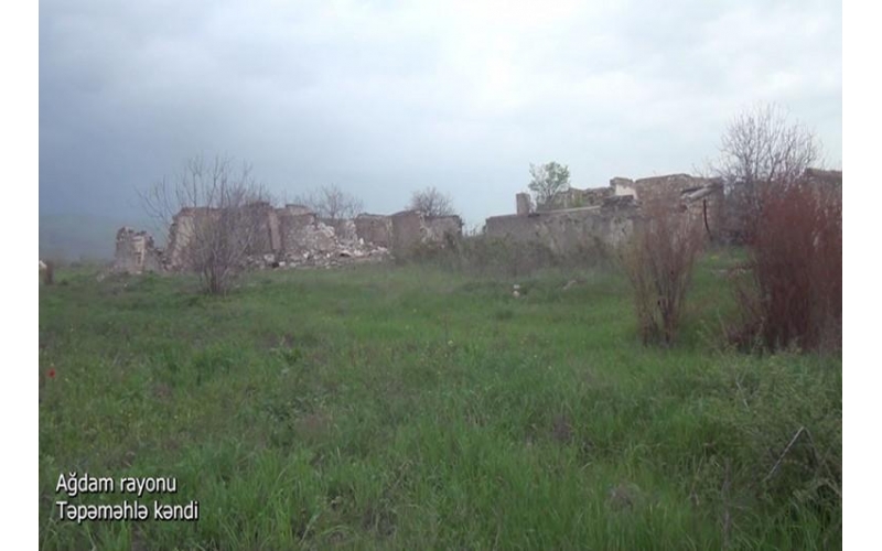 Azerbaijan’s Defense Ministry releases video footages of Tapamahla village, Aghdam district VIDEO