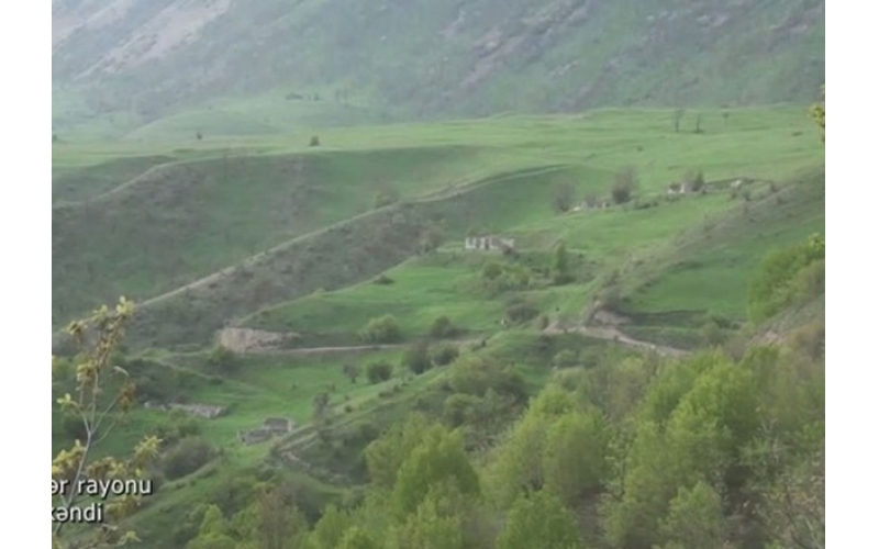 Defense Ministry releases video footages of Zallar village, Kalbajar district VIDEO