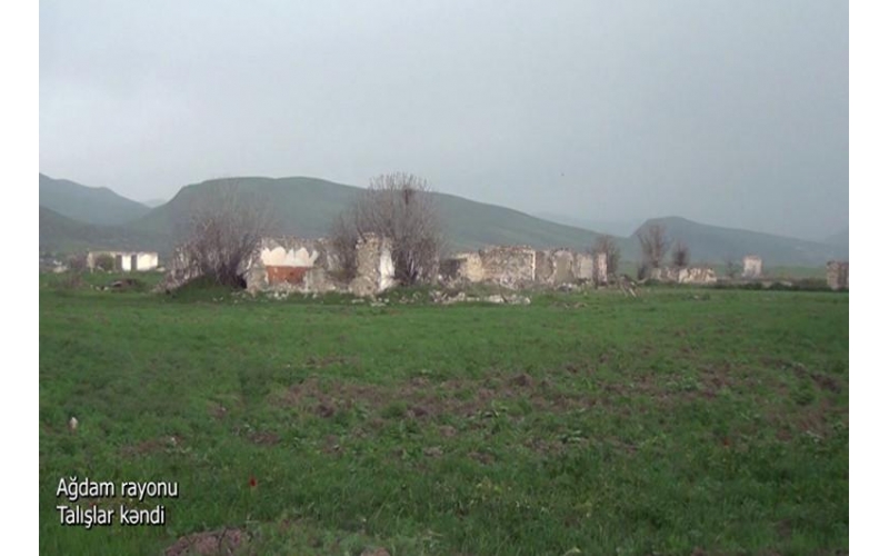 Azerbaijan’s Defense Ministry releases video footages of Talishlar village, Aghdam district VIDEO